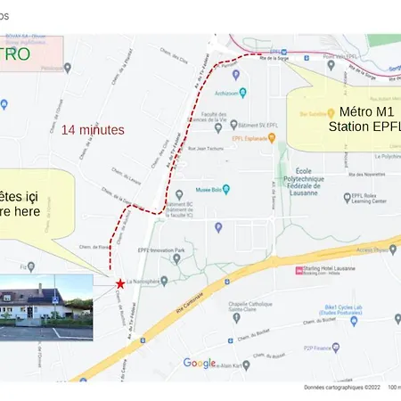 Confortable à Deux Pas De L'epfl - L'unil *