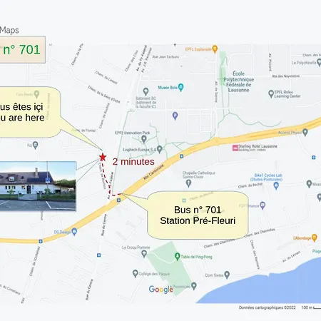2br Confortable - Fast Wifi - Swiss Tech - Epfl - La Rts - L'unil - Parking * Ecublens (Vaud)